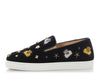 Christian Louboutin Black Velvet Miss Academy Sneakers