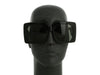 Linda Farrow Black Square Oversized Sierra Sunglasses