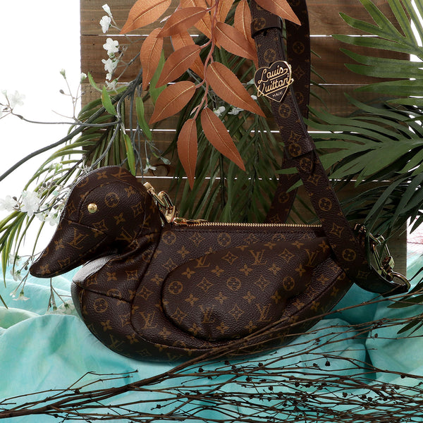 Louis Vuitton x Nigo Duck Bag Monogram Brown in Leather with Gold-tone - US