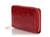 Louis Vuitton Red Monogram Vernis Zippy Wallet