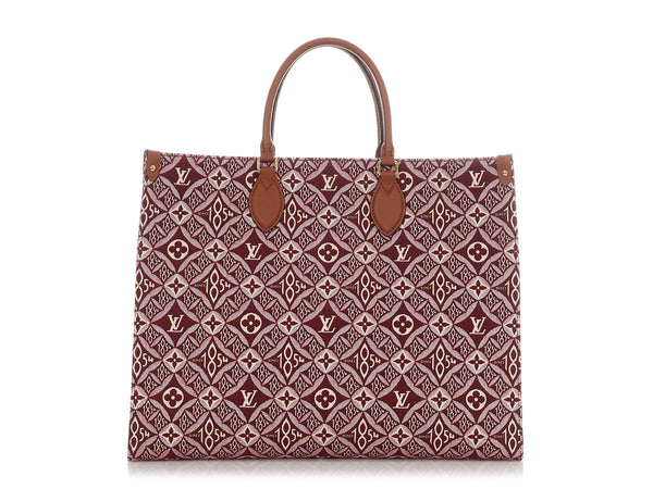 Louis Vuitton  1854 オンザゴー GM LOUIS VUITTON Jacquard Since 1854 Onthego GM Bourdeaux