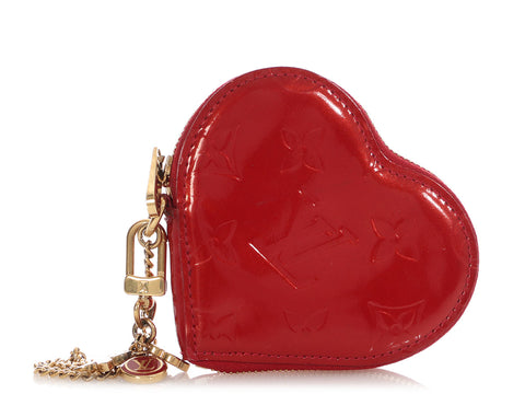 Louis Vuitton Pomme D’Amour Vernis Heart Coin Purse