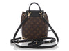 Louis Vuitton Monogram and Black Leather Montsouris BB NM