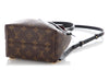 Louis Vuitton Monogram and Black Leather Montsouris BB NM