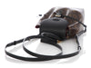 Louis Vuitton Monogram and Black Leather Montsouris BB NM