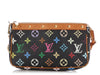 Louis Vuitton Black Multicolore Monogram Pochette