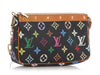 Louis Vuitton Black Multicolore Monogram Pochette