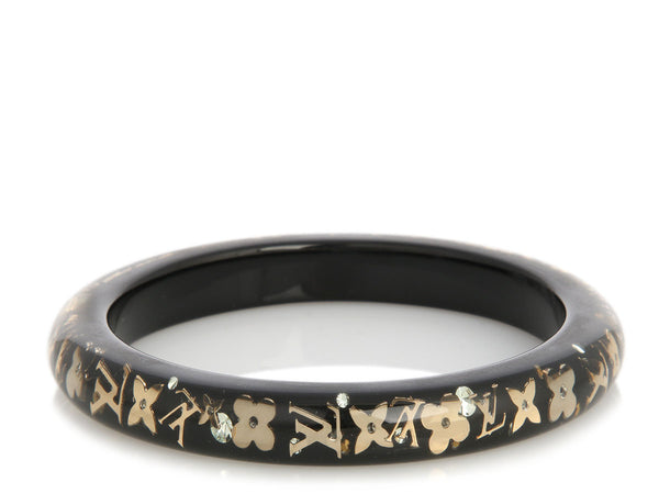 Louis Vuitton Narrow Black Inclusion Bracelet display picture 1
