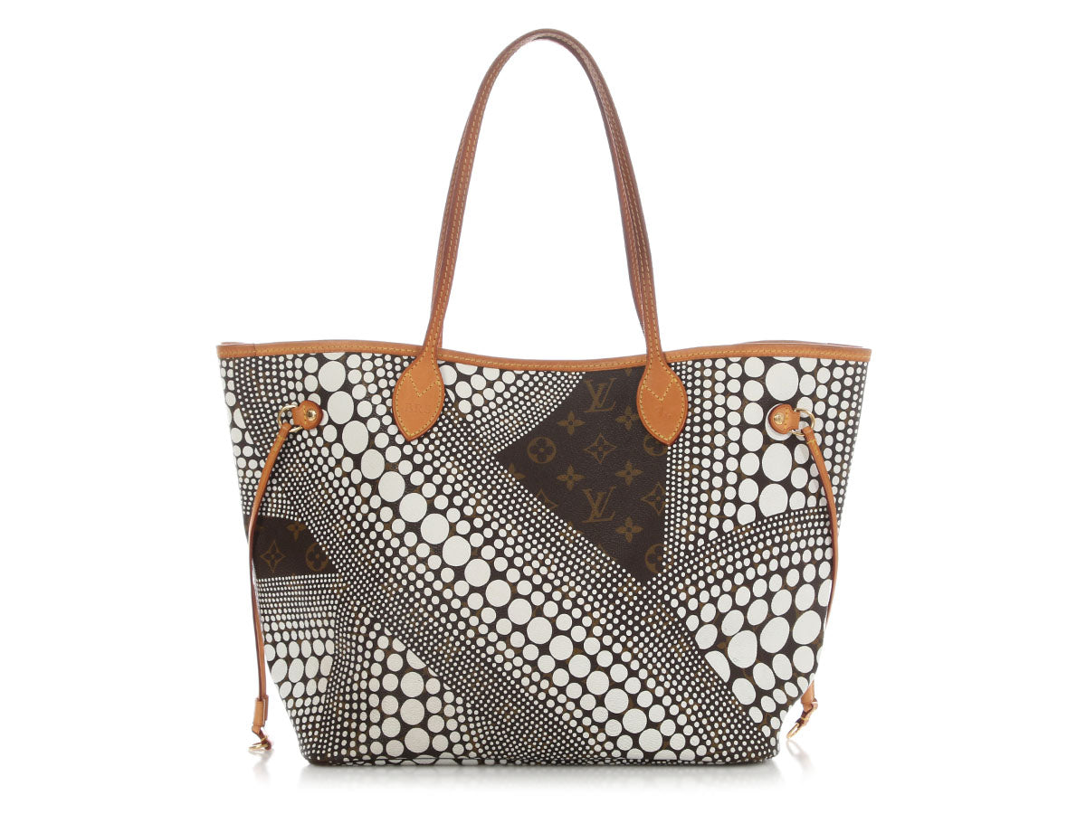 Louis Vuitton Kusama White Waves Neverfull MM