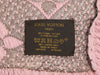 Louis Vuitton Pink and Metallic Silver Logomania Shine Scarf