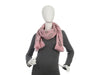 Louis Vuitton Pink and Metallic Silver Logomania Shine Scarf