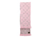 Louis Vuitton Pink and Metallic Silver Logomania Shine Scarf