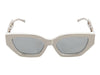 Louis Vuitton LE Silver and White LV Edge Sunglasses