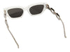 Louis Vuitton LE Silver and White LV Edge Sunglasses