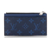 Louis Vuitton Blue Monogram Taigarama Coin Card Holder