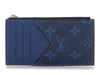 Louis Vuitton Blue Monogram Taigarama Coin Card Holder