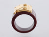 Louis Vuitton Maroon Lock Me Ring
