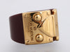 Louis Vuitton Maroon Lock Me Ring