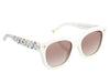 Louis Vuitton LV x TM White Multicolor Square Sunglasses