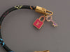 Louis Vuitton Black Monogram Multicolor Luck It Bracelet
