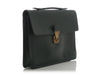 Louis Vuitton Vintage Green Taiga Serviette Kourad Briefcase