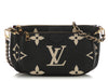 Louis Vuitton Black and Beige Monogram Empreinte Giant Multi Pochette Accessoires