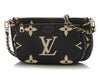 Louis Vuitton Black and Beige Monogram Empreinte Giant Multi Pochette Accessoires