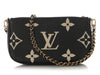 Louis Vuitton Black and Beige Monogram Empreinte Giant Multi Pochette Accessoires