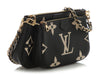 Louis Vuitton Black and Beige Monogram Empreinte Giant Multi Pochette Accessoires