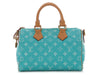 Louis Vuitton Turquoise Calfskin Speedy P9 Bandoulière 25