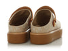 Louis Vuitton Beige Aspen Platform Closed Mules