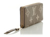 Louis Vuitton Dove and Cream Bicolor Monogram Empreinte Leather Zippy Wallet