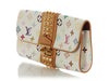 Louis Vuitton White Multicolore Monogram Pochette Courtney Clutch