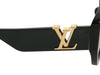 Louis Vuitton Black LV GO-14 Square Sunglasses