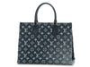 Louis Vuitton Blue Monogram Denim Onthego MM