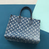 Louis Vuitton Blue Monogram Denim Onthego MM