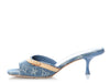 Louis Vuitton Denim Monogram 6am Mules
