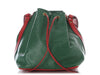 Louis Vuitton Vintage Green and Red Epi Petite Noé