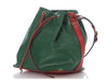 Louis Vuitton Vintage Green and Red Epi Petite Noé