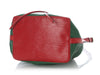 Louis Vuitton Vintage Green and Red Epi Petite Noé