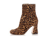 Loewe Leopard Print Calf Hair Ankle Booties