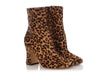 Loewe Leopard Print Calf Hair Ankle Booties