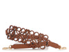 Loewe Brown Anagram Spiral Shoulder Strap