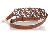 Loewe Brown Anagram Spiral Shoulder Strap