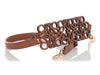 Loewe Brown Anagram Spiral Shoulder Strap