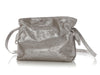 Loewe Medium Distressed Silver Lambskin Flamenco Bag
