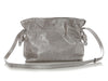 Loewe Medium Distressed Silver Lambskin Flamenco Bag