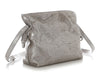 Loewe Medium Distressed Silver Lambskin Flamenco Bag