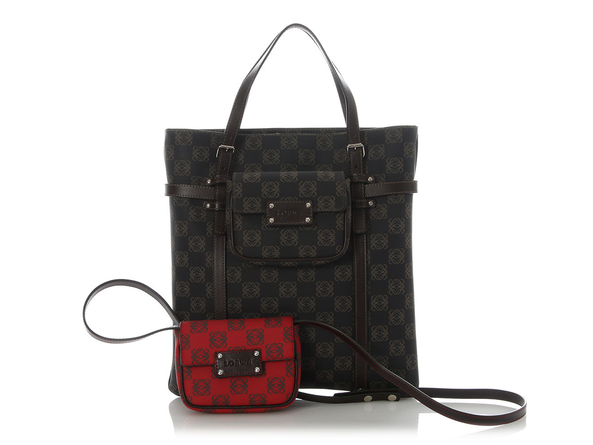 Loewe Brown Flat Tote