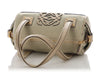 Loewe Gold and Beige Canvas Bolso Duffle Bag